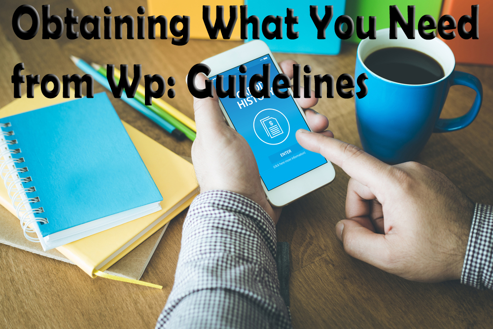 Obtaining What You Need from Wp: Guidelines